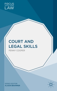 Cover image: Court and Legal Skills 1st edition 9781137361554