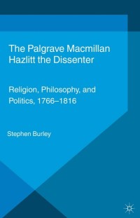 صورة الغلاف: Hazlitt the Dissenter 9781137364425