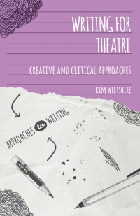 Imagen de portada: Writing for Theatre 1st edition 9781137369192
