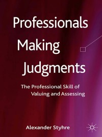 Imagen de portada: Professionals Making Judgments 9781137369567