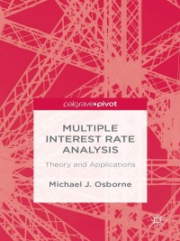 Imagen de portada: Multiple Interest Rate Analysis 9781137372765