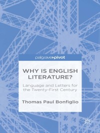 صورة الغلاف: Why is English Literature? 9781137379870