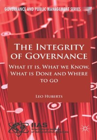 Imagen de portada: The Integrity of Governance 9781137380807