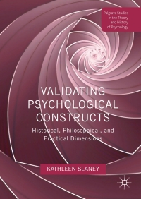 Imagen de portada: Validating Psychological Constructs 9781137385222