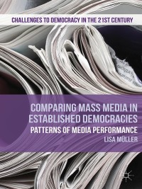 Cover image: Comparing Mass Media in Established Democracies 9781349482931