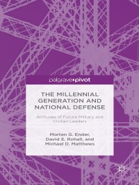 Omslagafbeelding: The Millennial Generation and National Defense 9781137392312