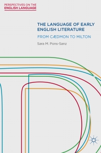 صورة الغلاف: The Language of Early English Literature 1st edition 9780230291423