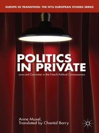 Imagen de portada: Politics in Private 9781137395580