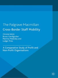 Cover image: Cross-Border Staff Mobility 9781137404398