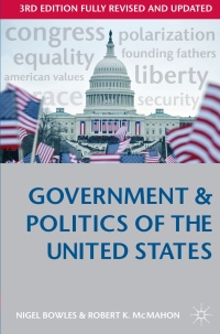 Imagen de portada: Government and Politics of the United States 3rd edition 9780333948613
