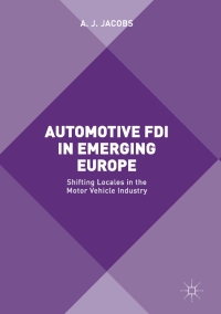 Imagen de portada: Automotive FDI in Emerging Europe 9781137407818