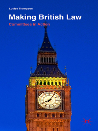 Imagen de portada: Making British Law 9781137410658