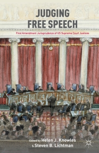 Cover image: Judging Free Speech 9781137434913