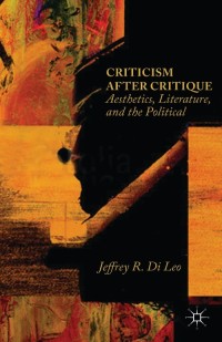 Imagen de portada: Criticism after Critique 9781137428769