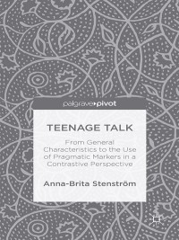 Cover image: Teenage Talk 9781137430373