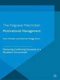 Cover image: Multi-rational Management 9781137444400