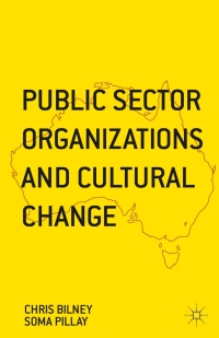 Titelbild: Public Sector Organizations and Cultural Change 9781137450807