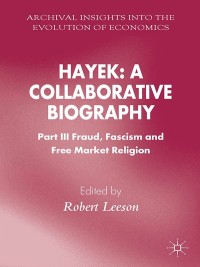 Imagen de portada: Hayek: A Collaborative Biography 9781137452412