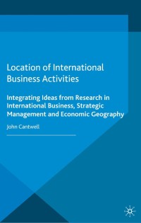 Cover image: Location of International Business Activities 9781137472304