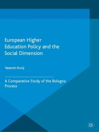 Imagen de portada: European Higher Education Policy and the Social Dimension 9781137473134