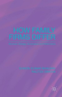 صورة الغلاف: How Family Firms Differ 9780230347441