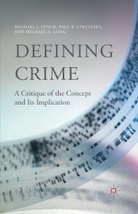 Imagen de portada: Defining Crime 9781137479341