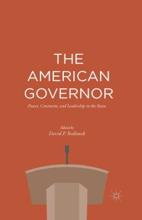 Imagen de portada: The American Governor 9781137488183