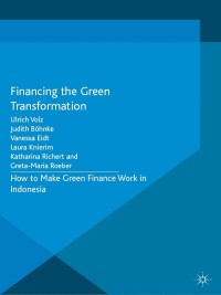 Cover image: Financing the Green Transformation 9781349695201