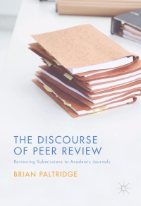 Cover image: The Discourse of Peer Review 9781137487353