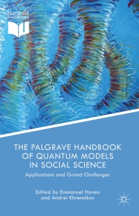Cover image: The Palgrave Handbook of Quantum Models in Social Science 9781137492753