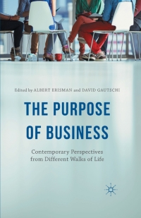Cover image: The Purpose of Business 9781137503220