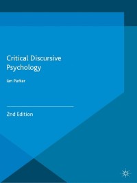 Titelbild: Critical Discursive Psychology 2nd edition 9781137485595