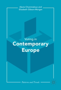 Omslagafbeelding: Contemporary Voting in Europe 9781137509635