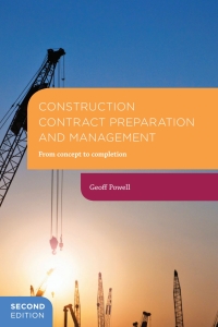 صورة الغلاف: Construction Contract Preparation and Management 2nd edition 9781137511140