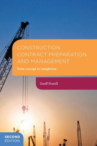 Cover image: Construction Contract Preparation and Management 2nd edition 9781137511140