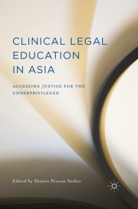 Imagen de portada: Clinical Legal Education in Asia 9781137517524