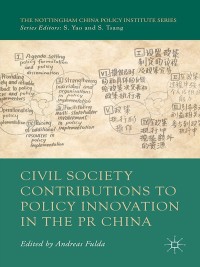 Omslagafbeelding: Civil Society Contributions to Policy Innovation in the PR China 9781137518637