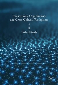 Imagen de portada: Transnational Organizations and Cross-Cultural Workplaces 9781137522115