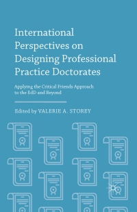 Imagen de portada: International Perspectives on Designing Professional Practice Doctorates 9781137527059