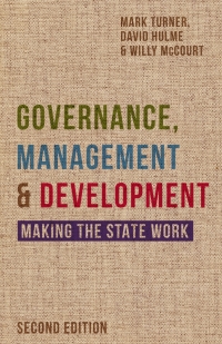 Cover image: Governance, Management and Development 2nd edition 9780333984628