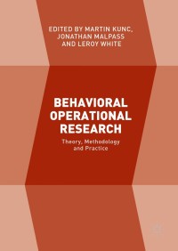 Cover image: Behavioral Operational Research 9781137535498