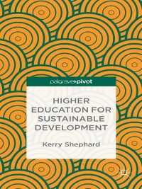 Cover image: Higher Education for Sustainable Development 9781137548405