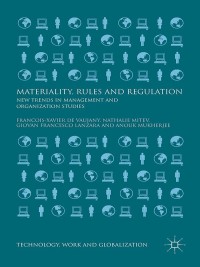 Cover image: Materiality, Rules and Regulation 9781137552624