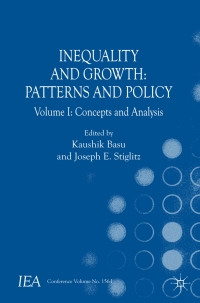 صورة الغلاف: Inequality and Growth: Patterns and Policy 9781137554529