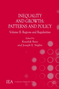 Cover image: Inequality and Growth: Patterns and Policy 9781137554574