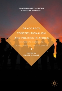 Immagine di copertina: Democracy, Constitutionalism, and Politics in Africa 9781137555915