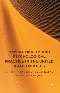 Cover image: Mental Health and Psychological Practice in the United Arab Emirates 9781137567529