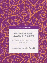 Titelbild: Women and The Magna Carta 9781137562340