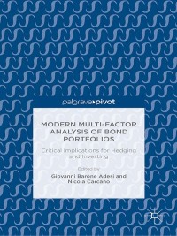صورة الغلاف: Modern Multi-Factor Analysis of Bond Portfolios 9781137564856