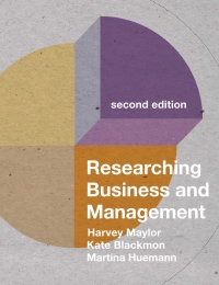 Cover image: Researching Business and Management 2nd edition 9780230222120